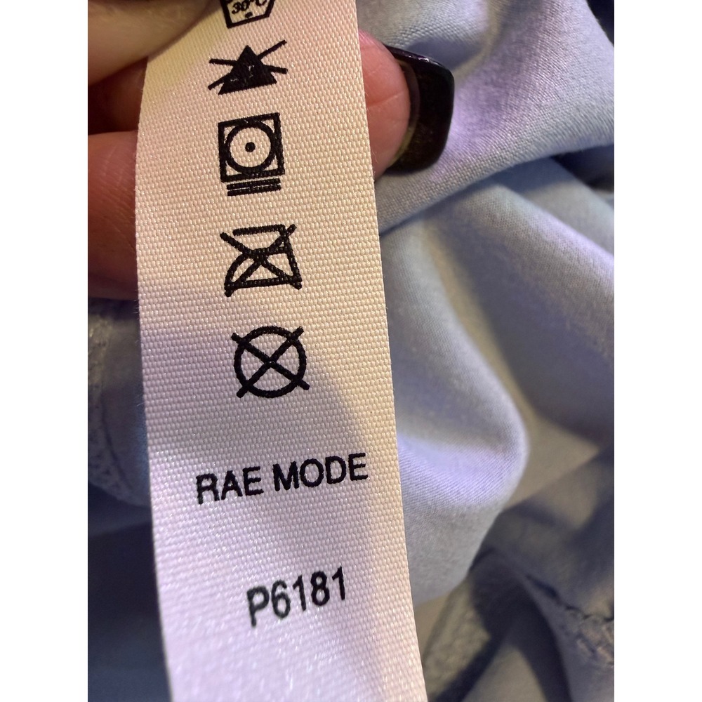 Rae Mode‎ Womens Light Blue High Waisted Athletic Leggings with Pockets P6181 M - Picture 3 of 3